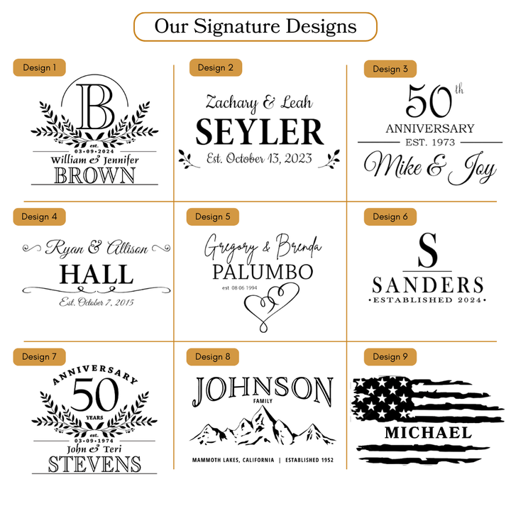 Personalized Custom Engraved Walnut Coasters Handmade 1" Thick Live Edge Wood Perfect Wedding Gift