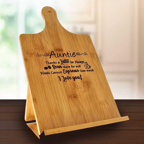Auntie Bamboo Recipe Holder - GK GRAND GIFTS