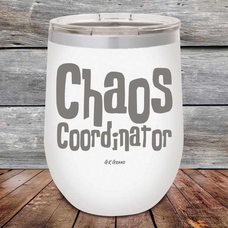 Chaos Coordiantor - Powder Coated Etched Tumbler - GK GRAND GIFTS