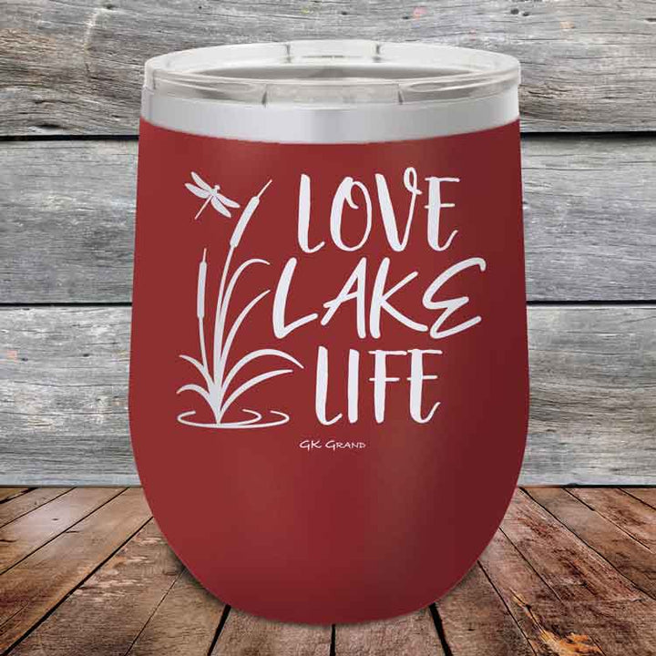 Love Lake Life - Powder Coated Etched Tumbler