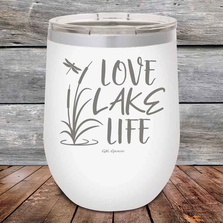 Love Lake Life - Powder Coated Etched Tumbler