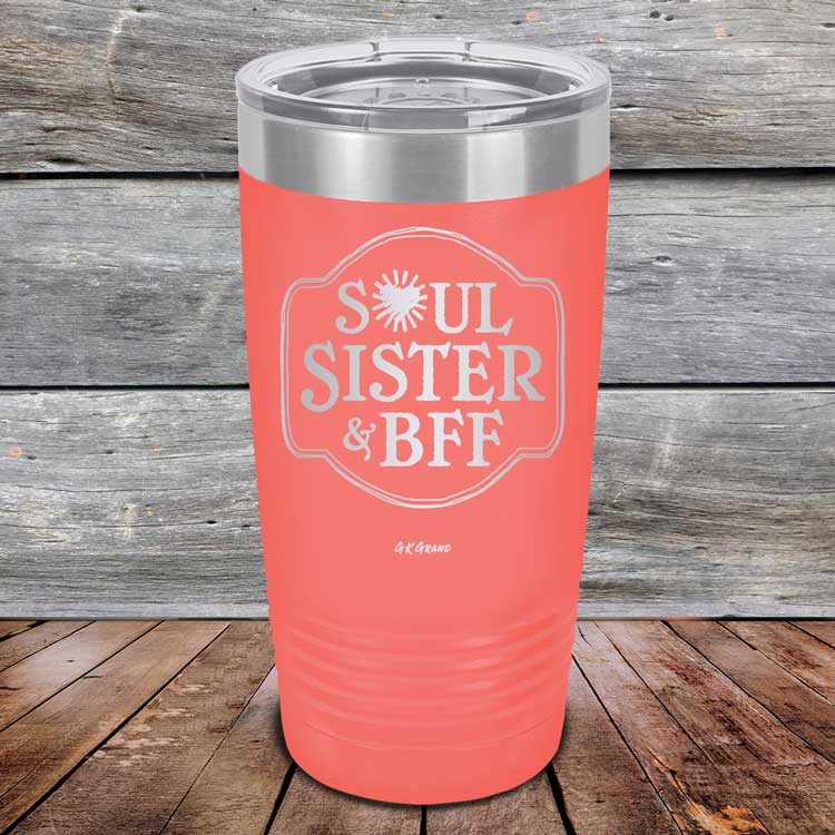Soul Sister - Powder Coated Etched Tumbler