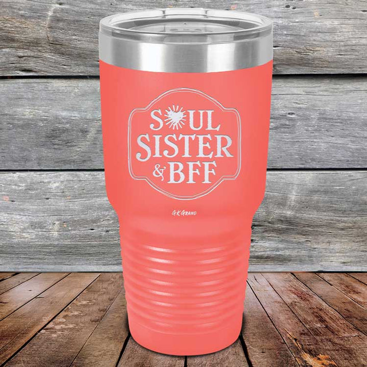Soul Sister - Powder Coated Etched Tumbler