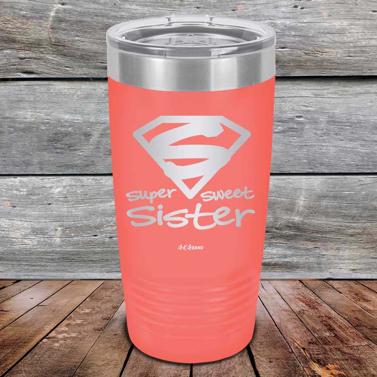 Super Sweet Sister - Powder Coated Etched Tumbler
