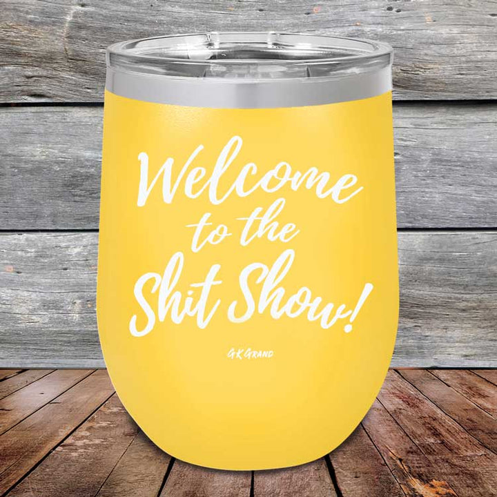 Welcome to the Shit Show - Powder Coated Etched Tumbler