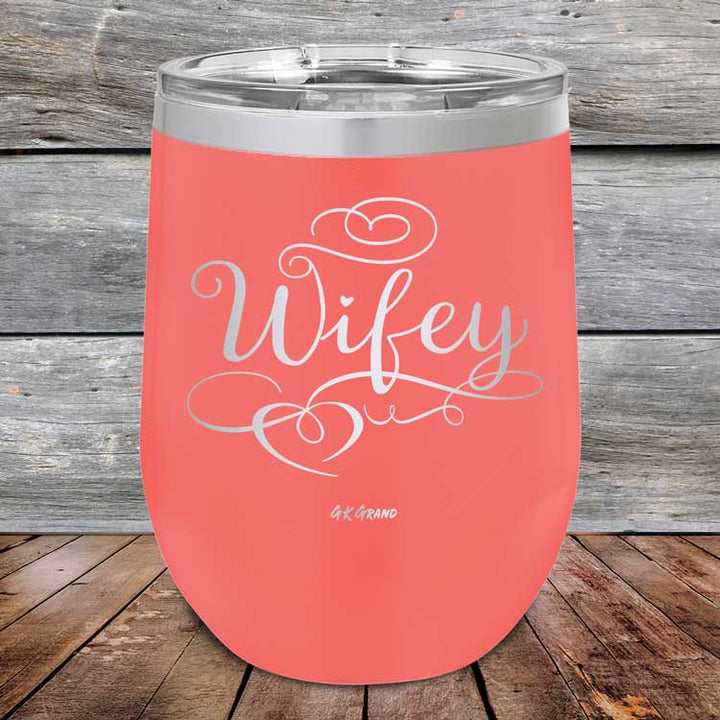 Wifey - Powder Coated Etched Tumbler
